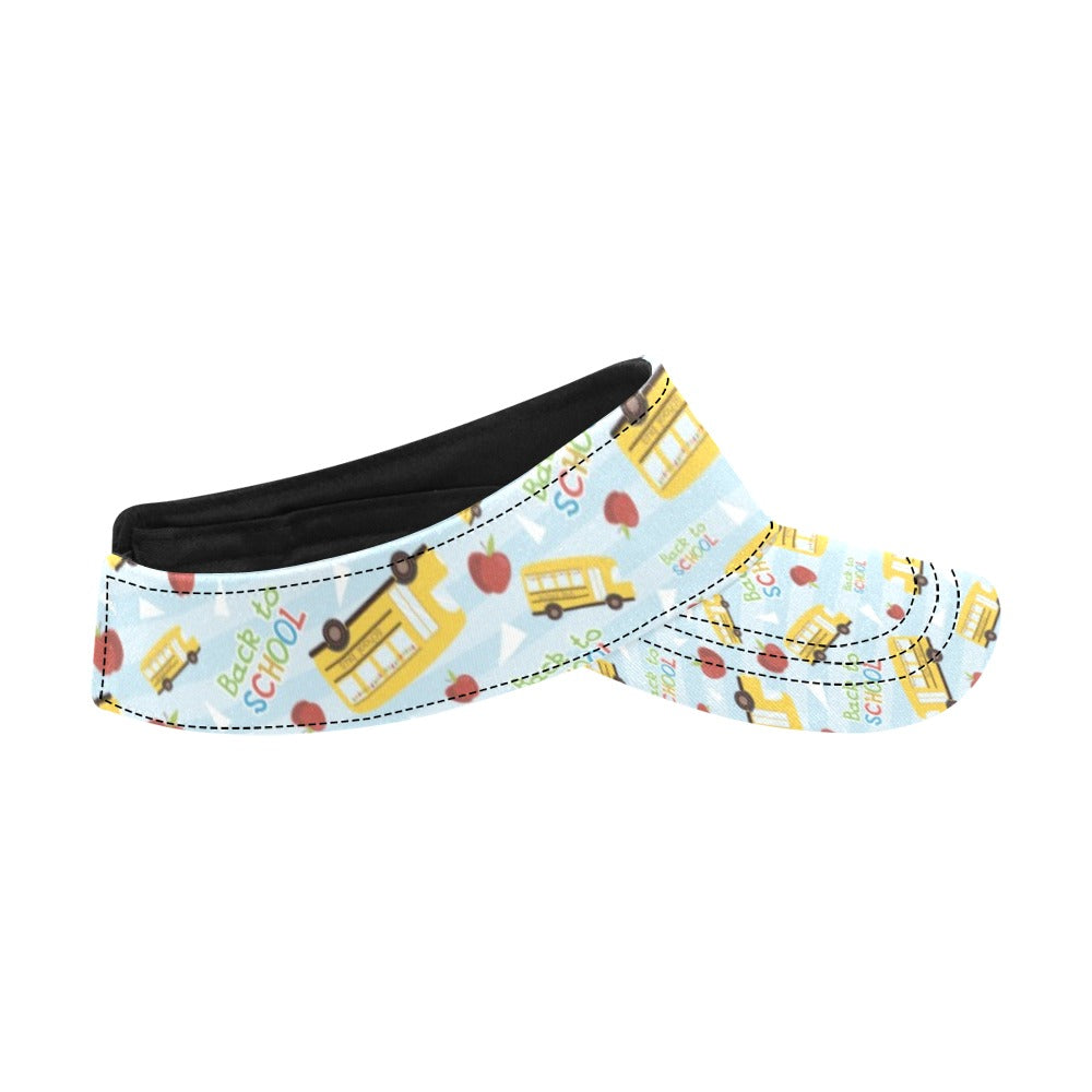School Bus Back To School Print Design LKS303 Unisex Sun Visor