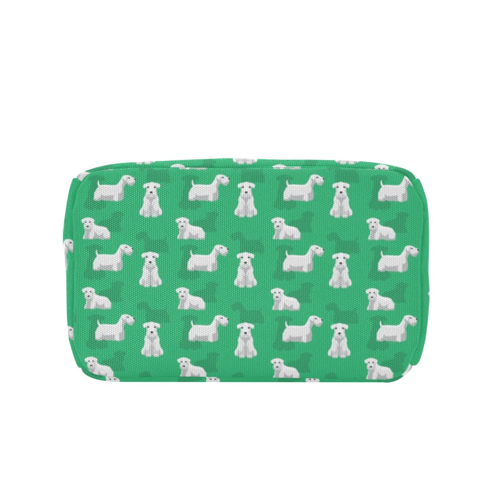 Sealyham Terriers Print Design LKS301 Insulated Lunch Bag