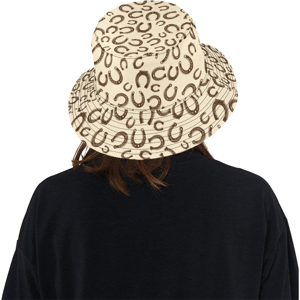 Horseshoe Print Design LKS302 Unisex Bucket Hat