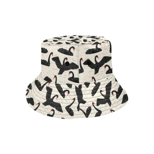 Swan Print Design LKS402 Unisex Bucket Hat