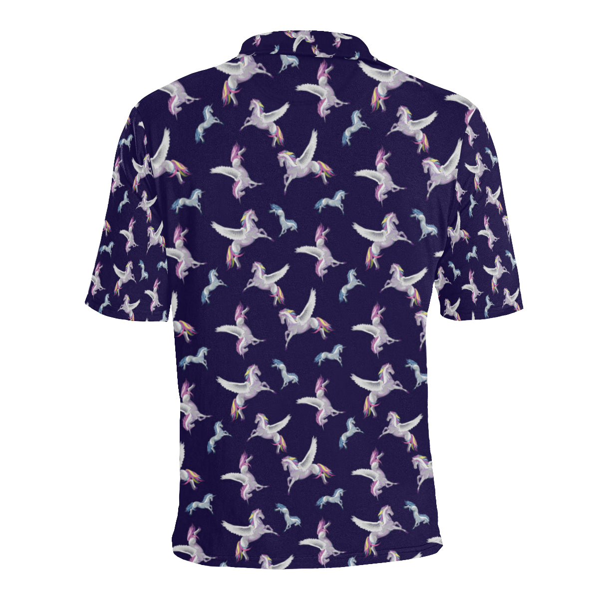 Pegasus Pattern Print Design 02 Men Polo Shirt