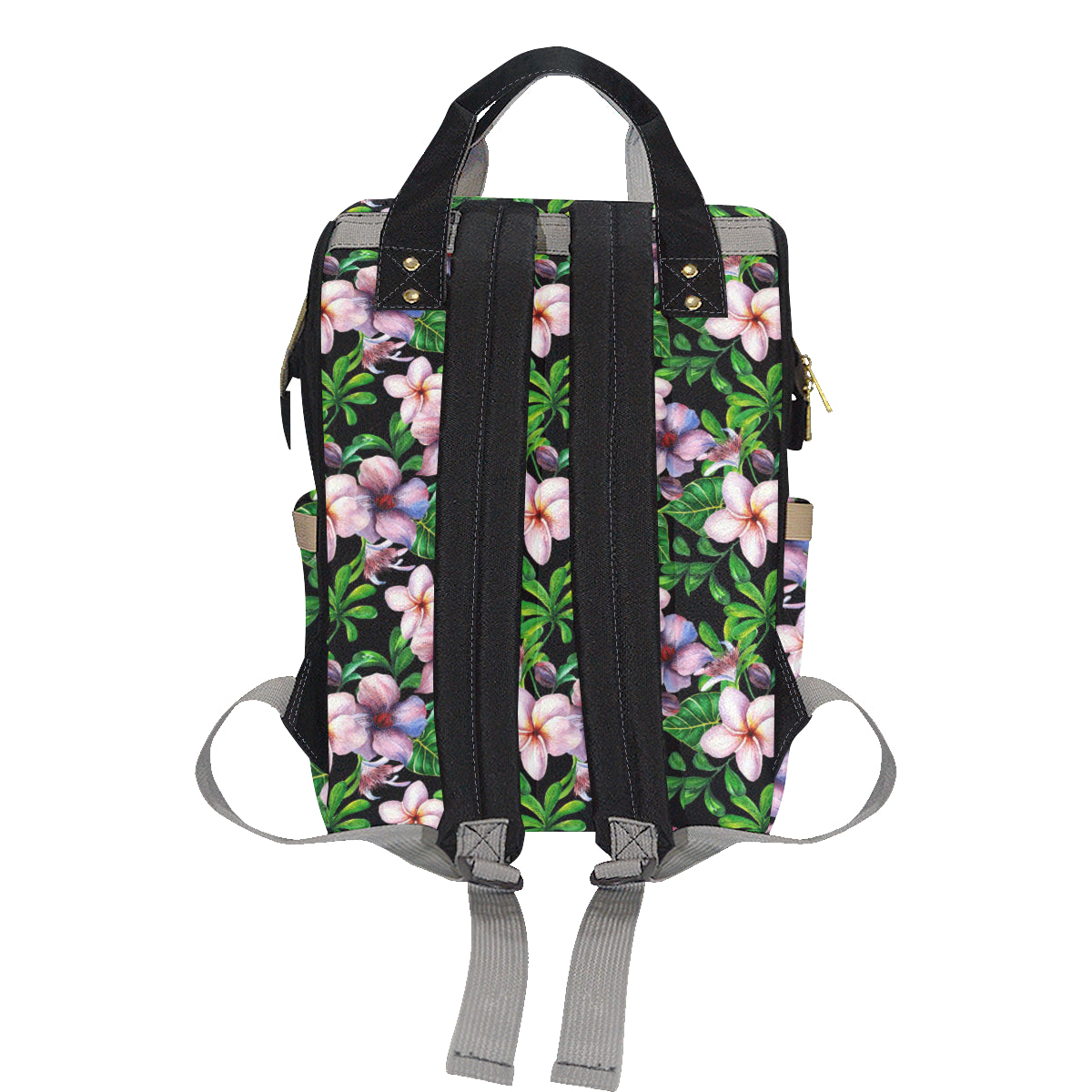 Plumeria Pattern Print Design PM01 Diaper Bag Backpack