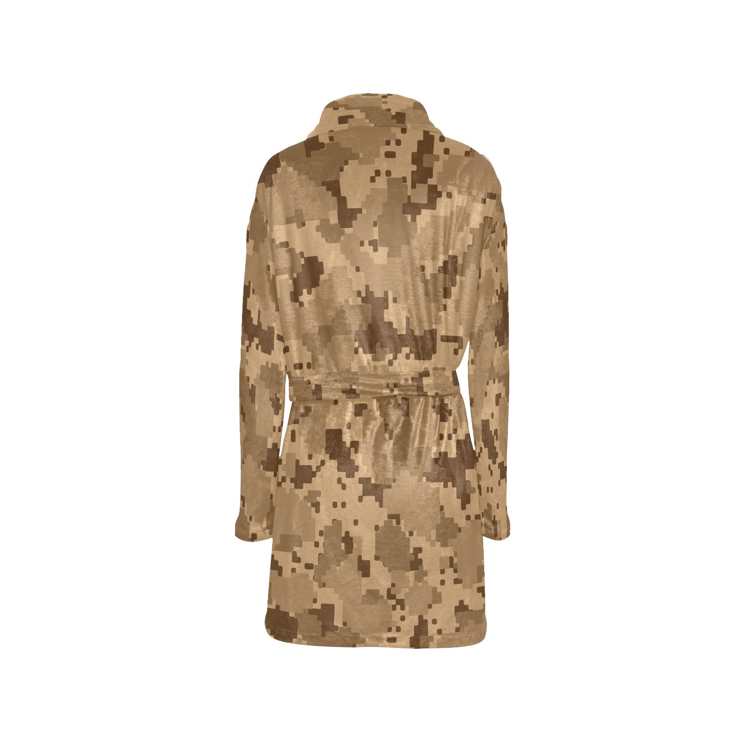 ACU Desert Digital Pattern Print Design 01 Women's Fleece Robe