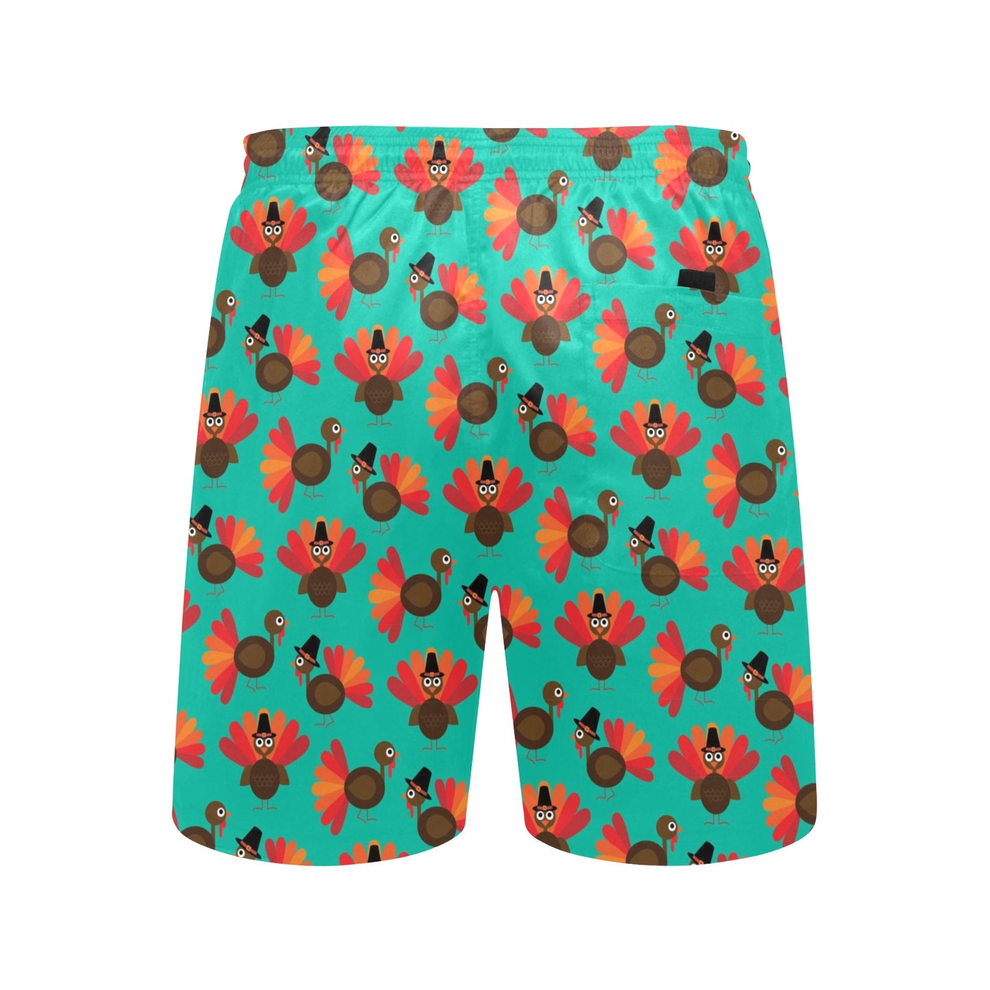Thanksgiving Print Design LKS307 Men's Swim Trunks Beach Shorts