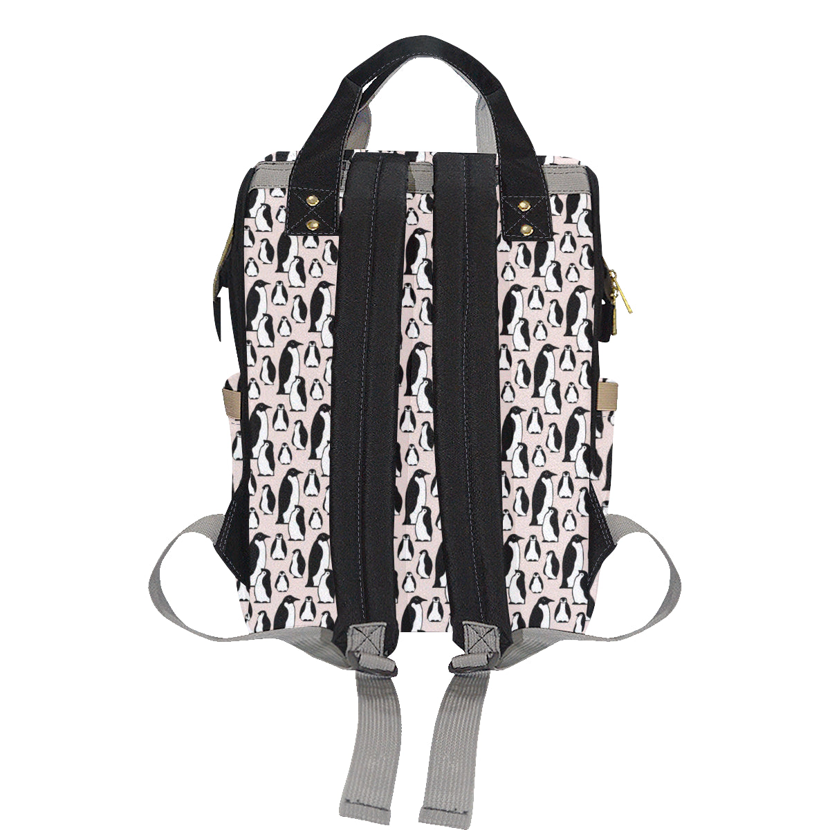 Penguin Themed Diaper Bag Backpack