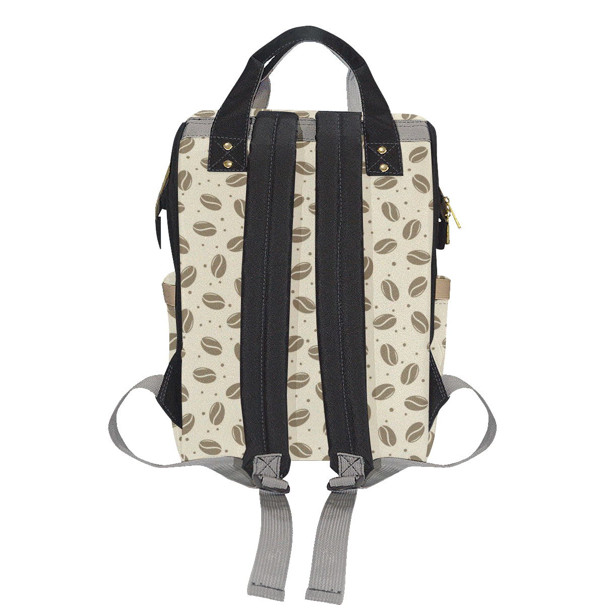 Coffee Pattern Print Design 02 Diaper Bag Backpack