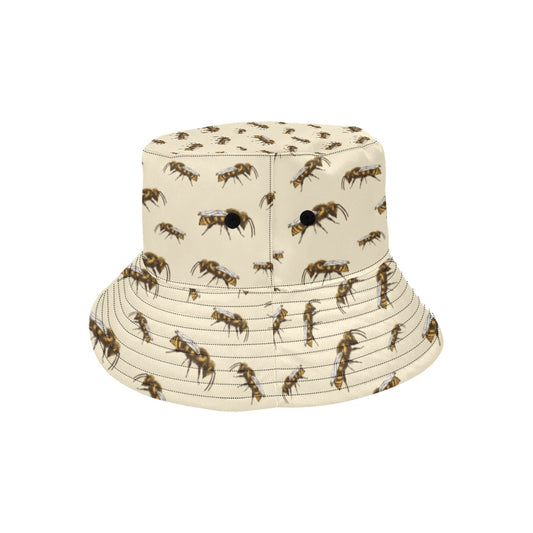 Bee Print Design LKS306 Unisex Bucket Hat