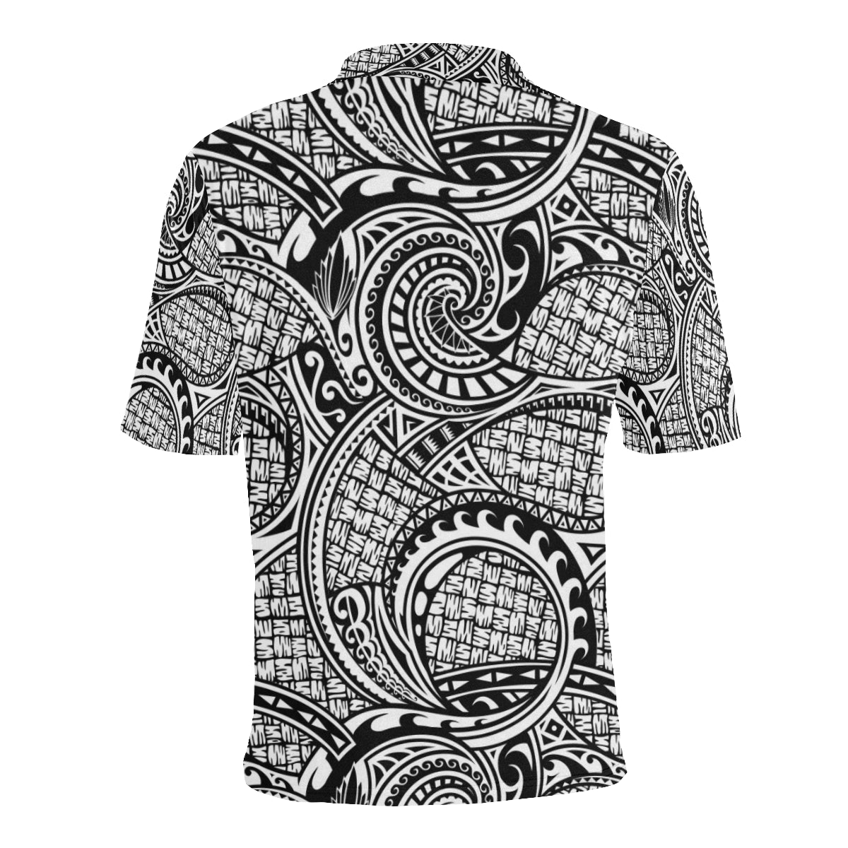 Polynesian Tribal Pattern Men Polo Shirt