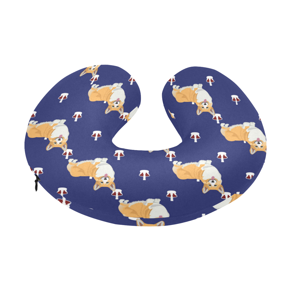 Pembroke Welsh Corgis Pattern Print Design A07 U-Shaped Travel Neck Pillow