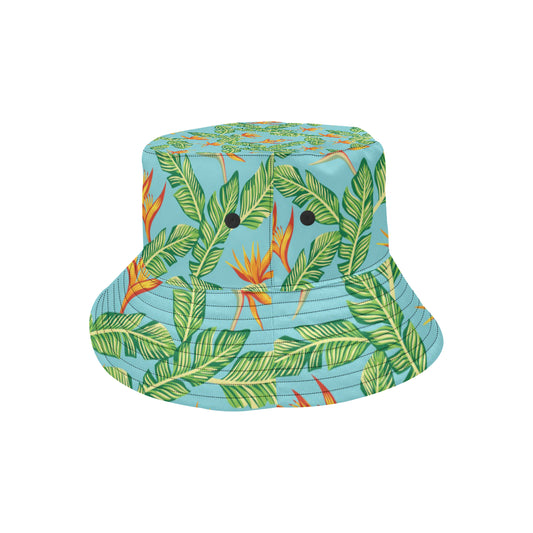 Bird Of Paradise Pattern Print Design BOP04 Unisex Bucket Hat