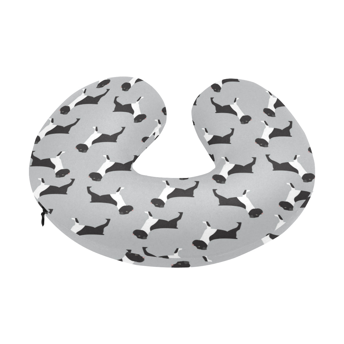Boxers Pattern Print Design 01 U-Shaped Travel Neck Pillow