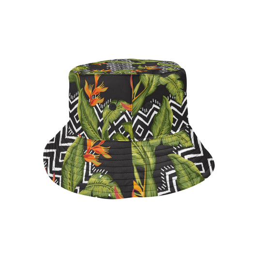 Bird Of Paradise Pattern Print Design BOP07 Unisex Bucket Hat