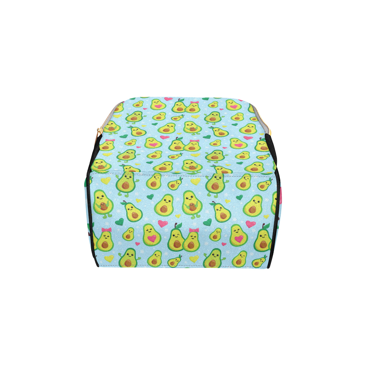 Avocado Pattern Print Design AC09 Diaper Bag Backpack