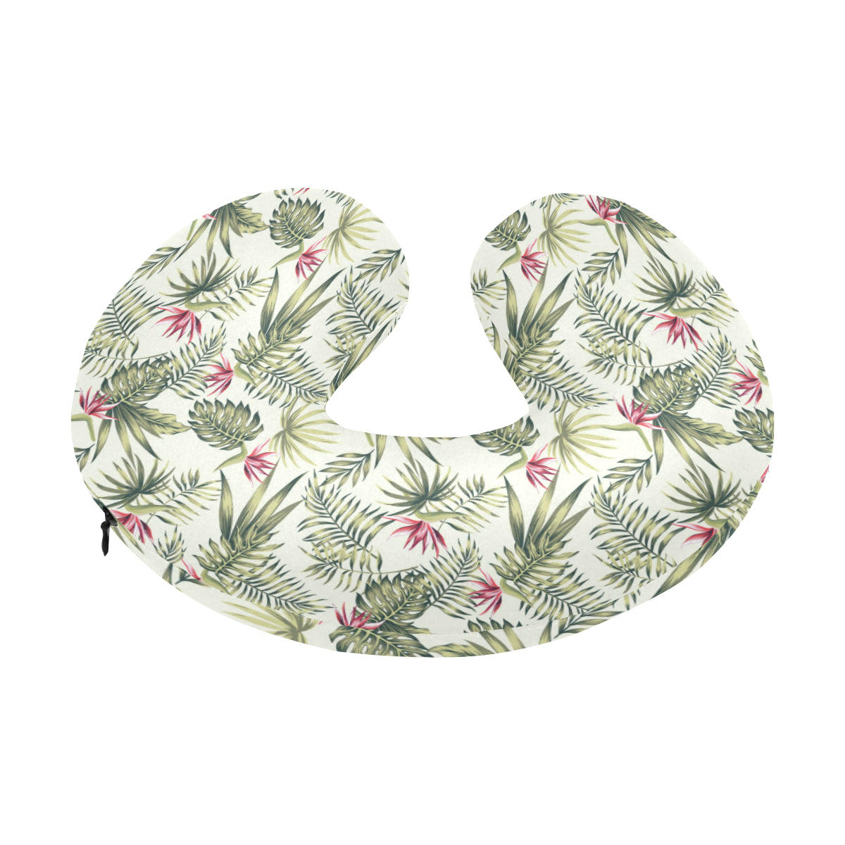 Bird Of Paradise Pattern Print Design 04 U-Shaped Travel Neck Pillow