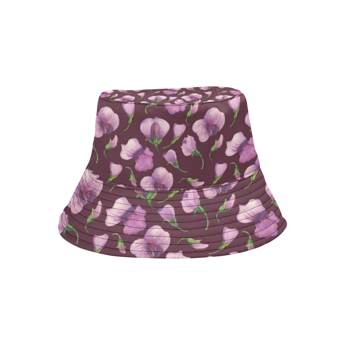 Peony Pattern Print Design PE010 Unisex Bucket Hat