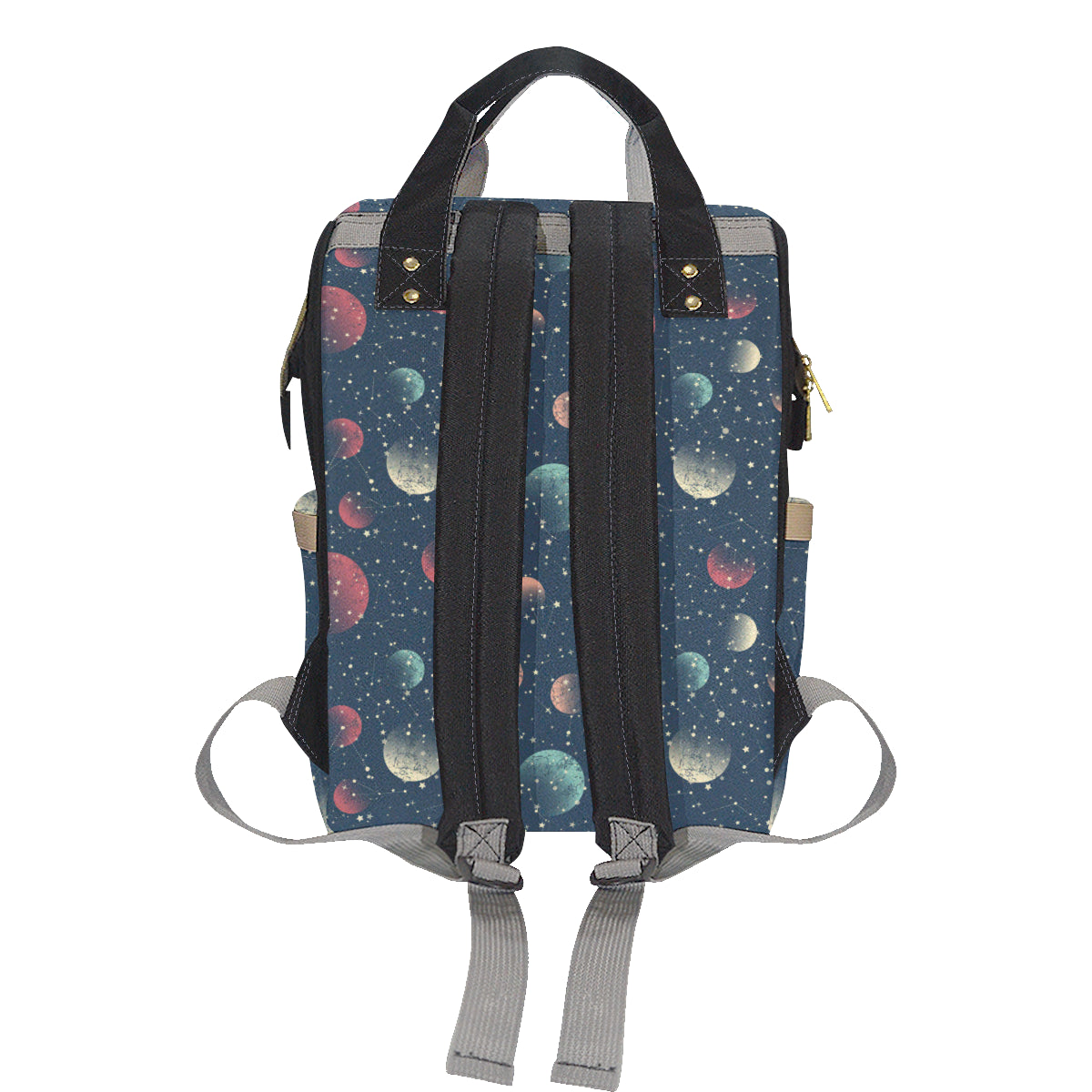 Cosmic Pattern Print Design 04 Diaper Bag Backpack