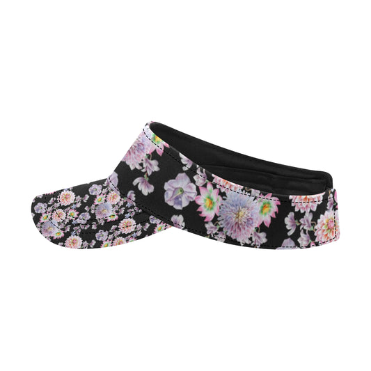 Dahlia Pattern Print Design DH012 Unisex Sun Visor