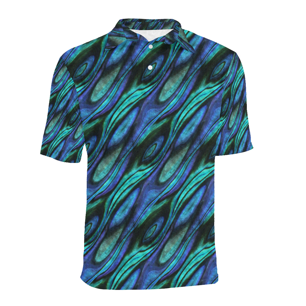 Abalone Pattern Print Design 03 Men Polo Shirt