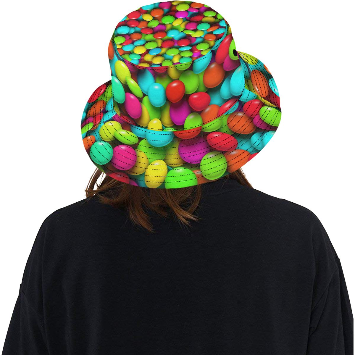 Candy Pattern Print Design CA03 Unisex Bucket Hat