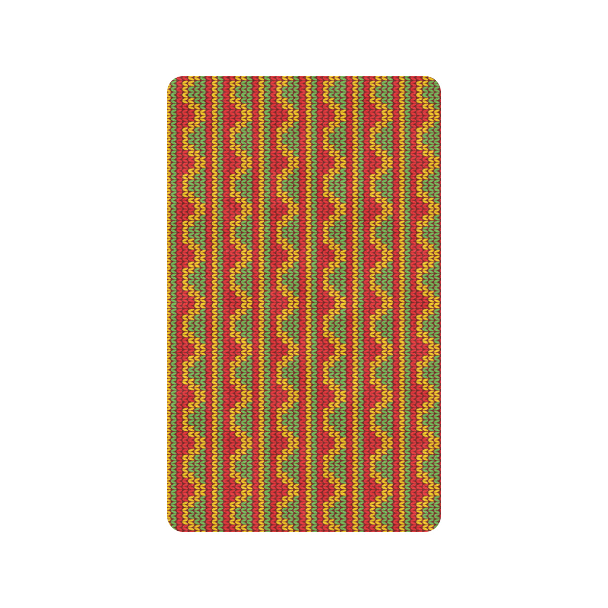Rasta Reggae Color Print Rubber Doormat