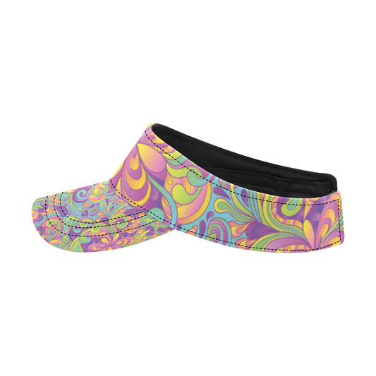 Psychedelic Mushroom Pattern Print Design A05 Unisex Sun Visor