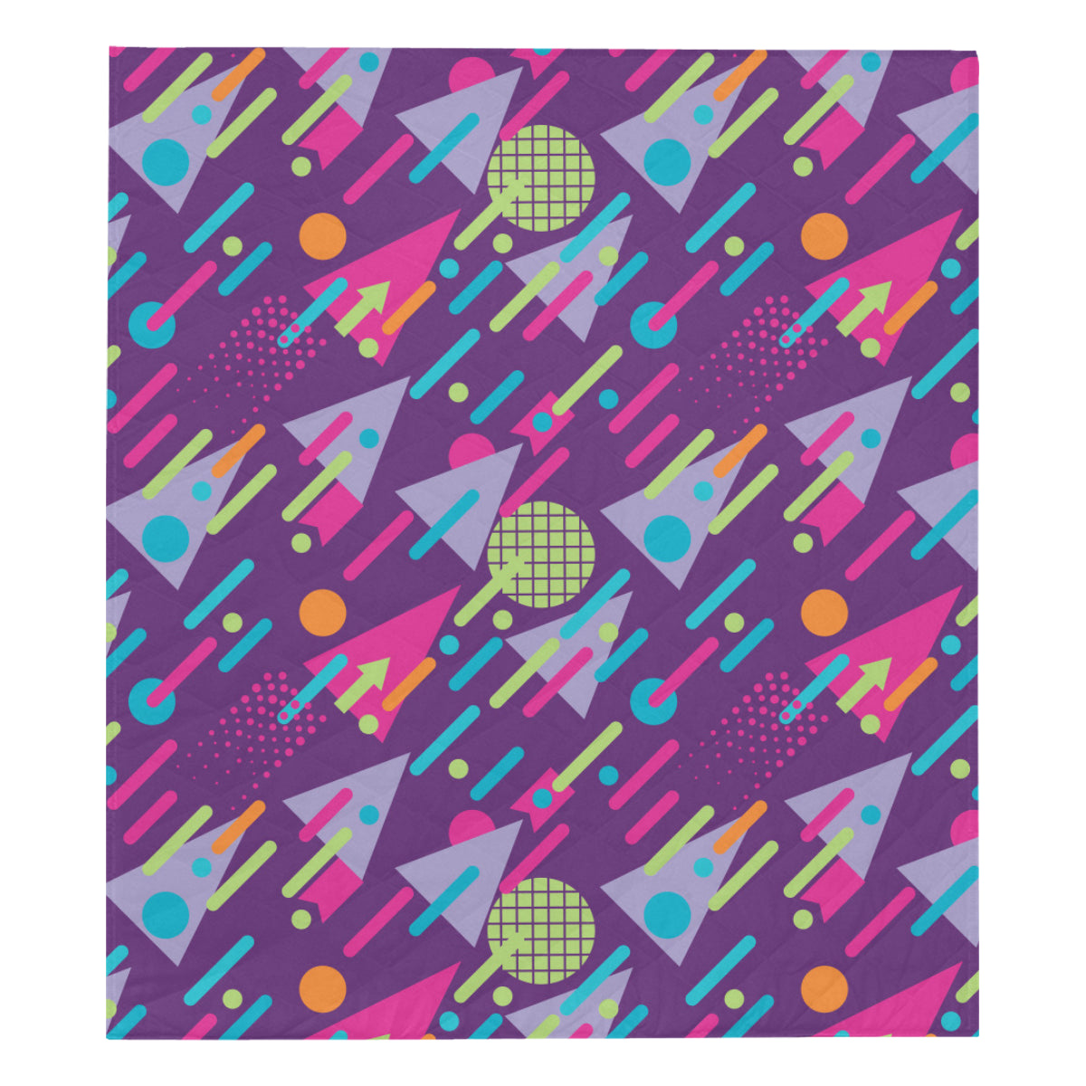 90s Pattern Print Design 4 Premium Quilt