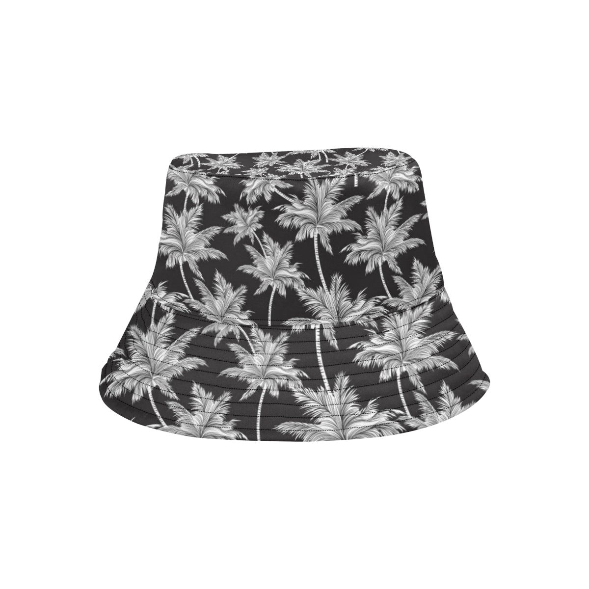 Palm Tree Pattern Print Design PT03 Unisex Bucket Hat