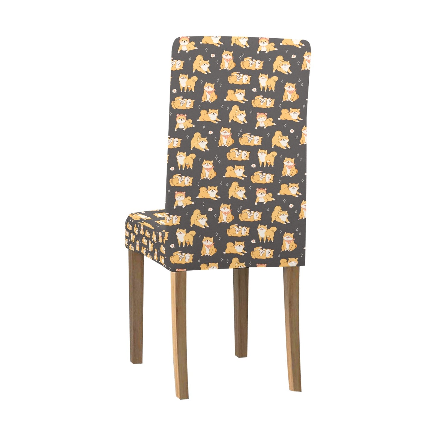 Shiba Inu Print Design LKS309 Dining Chair Slipcover