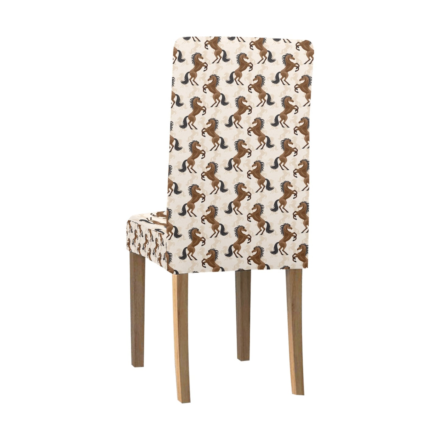 Horse Print Design LKS308 Dining Chair Slipcover