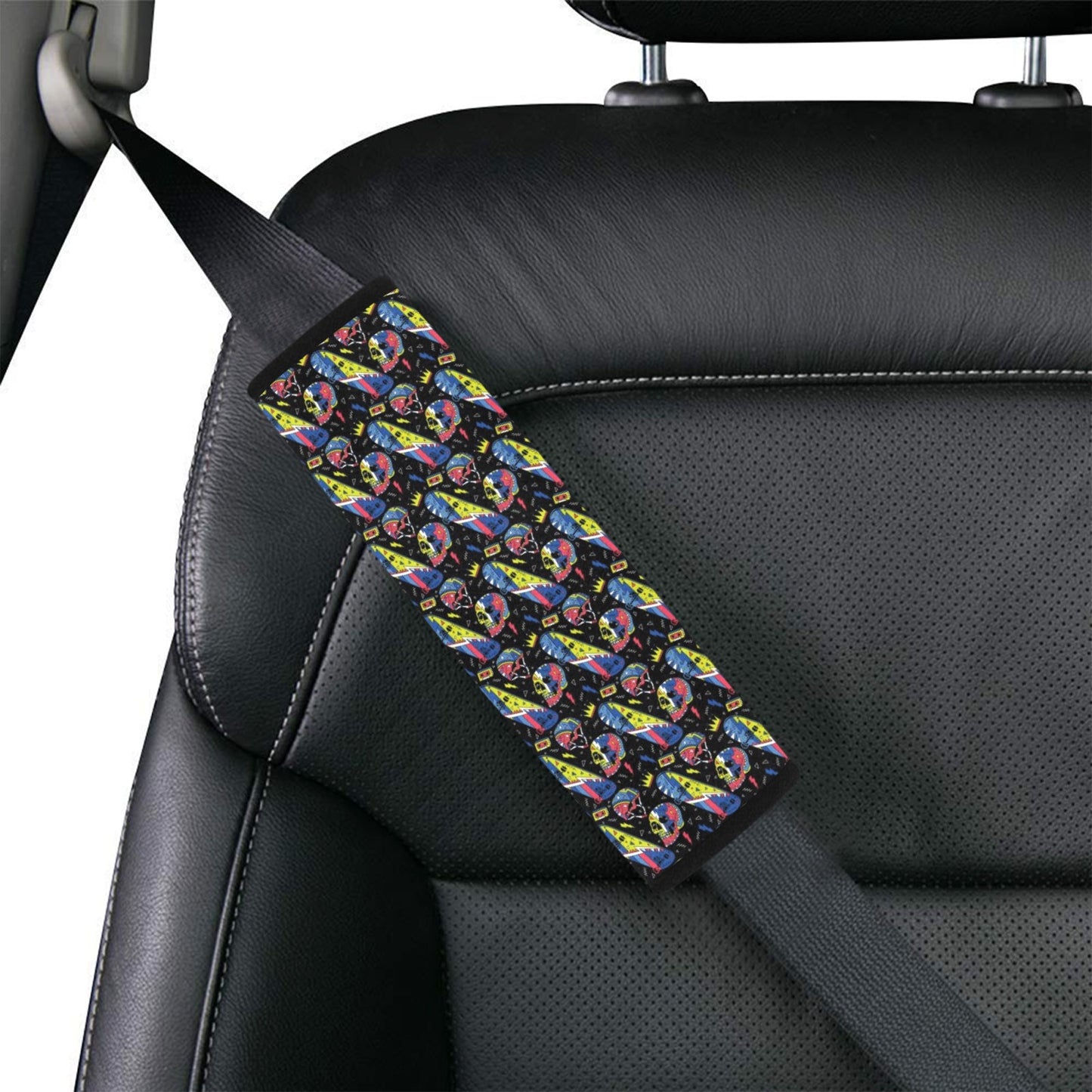 Skateboard Print Design LKS304 Car Seat Belt Cover