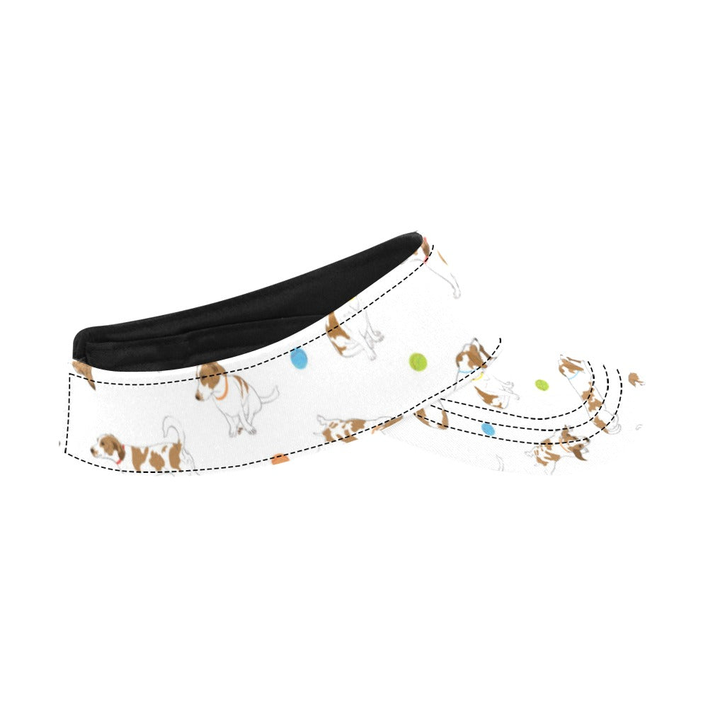 Russell Terriers With Balls Print Design LKS307 Unisex Sun Visor