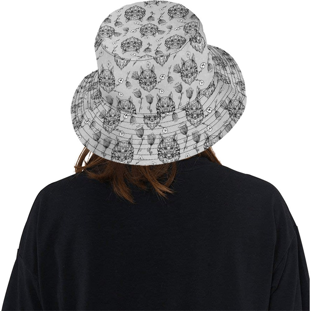 Tribal Pattern Print Design LKS306 Unisex Bucket Hat