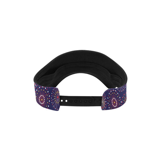 Firework Flower Style Print Design LKS302 Unisex Sun Visor