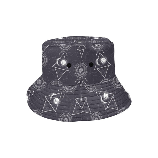 Sun Moon Print Design LKS309 Unisex Bucket Hat