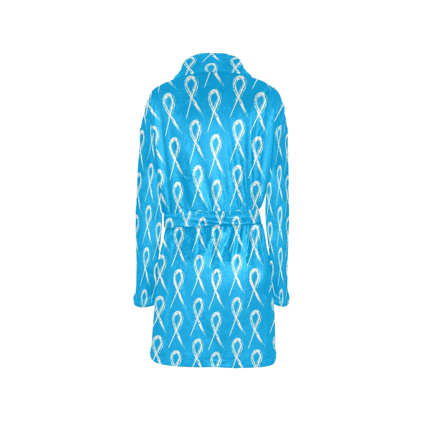 Prostate cancer Pattern Print Design A03 Women's Fleece Robe