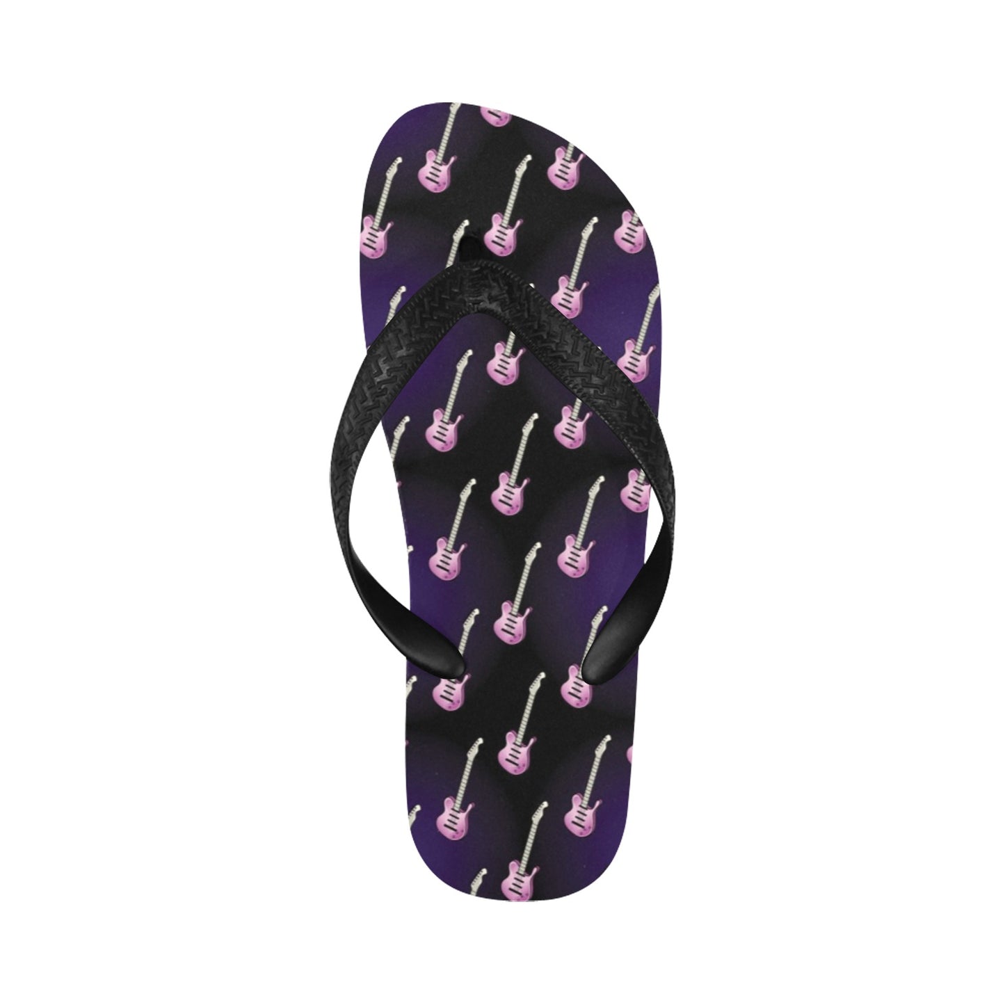 Electric Guitar Print Design LKS405 Flip Flops