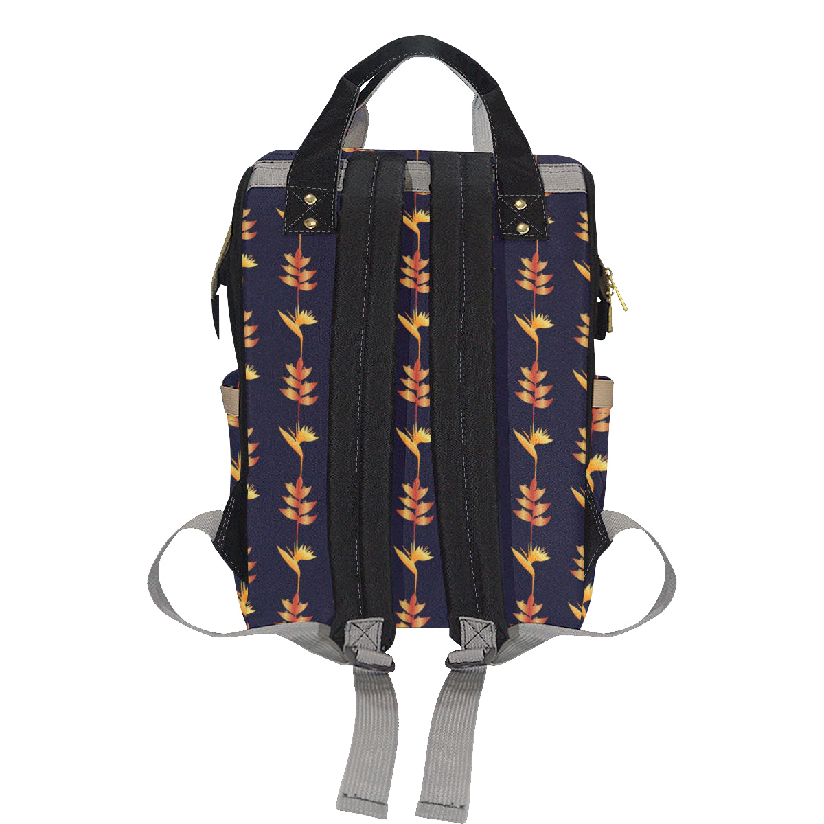 Heliconia Pattern Print Design HL06 Diaper Bag Backpack