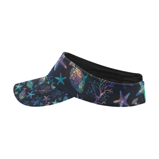 Starfish Pattern Print Design 01 Unisex Sun Visor