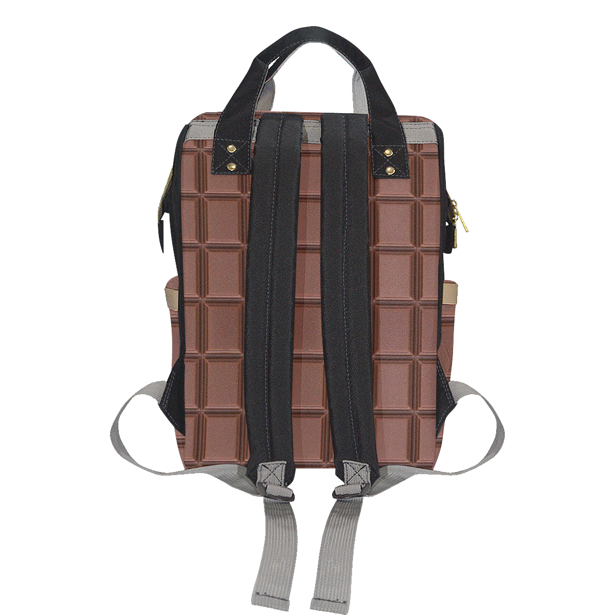 Chocolate Pattern Print Design 03 Diaper Bag Backpack