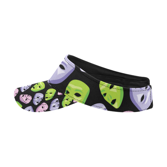 Acting Mask Pattern Print Design 04 Unisex Sun Visor
