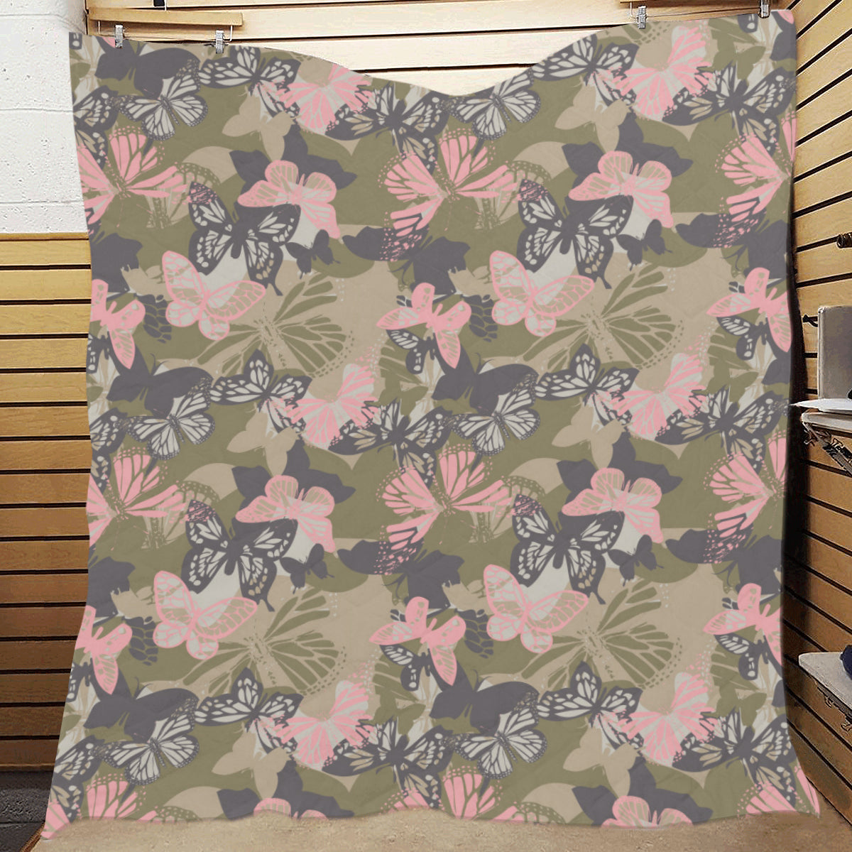 Butterfly camouflage Premium Quilt