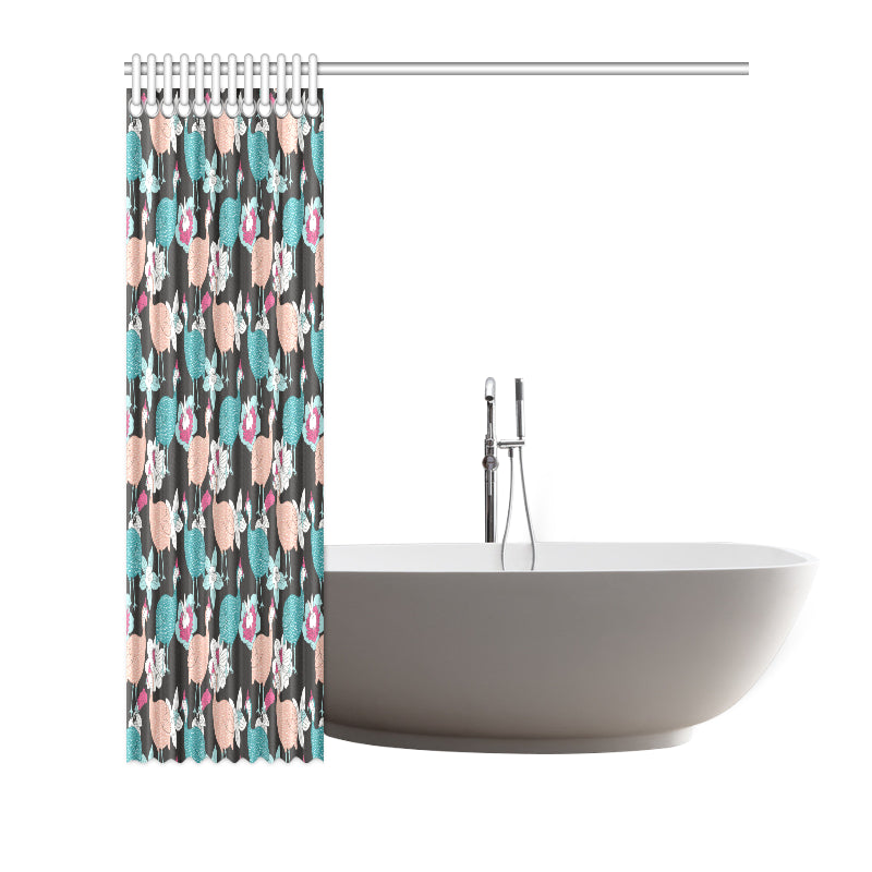 Guinea Fowl Pattern Print Design 03 Shower Curtain