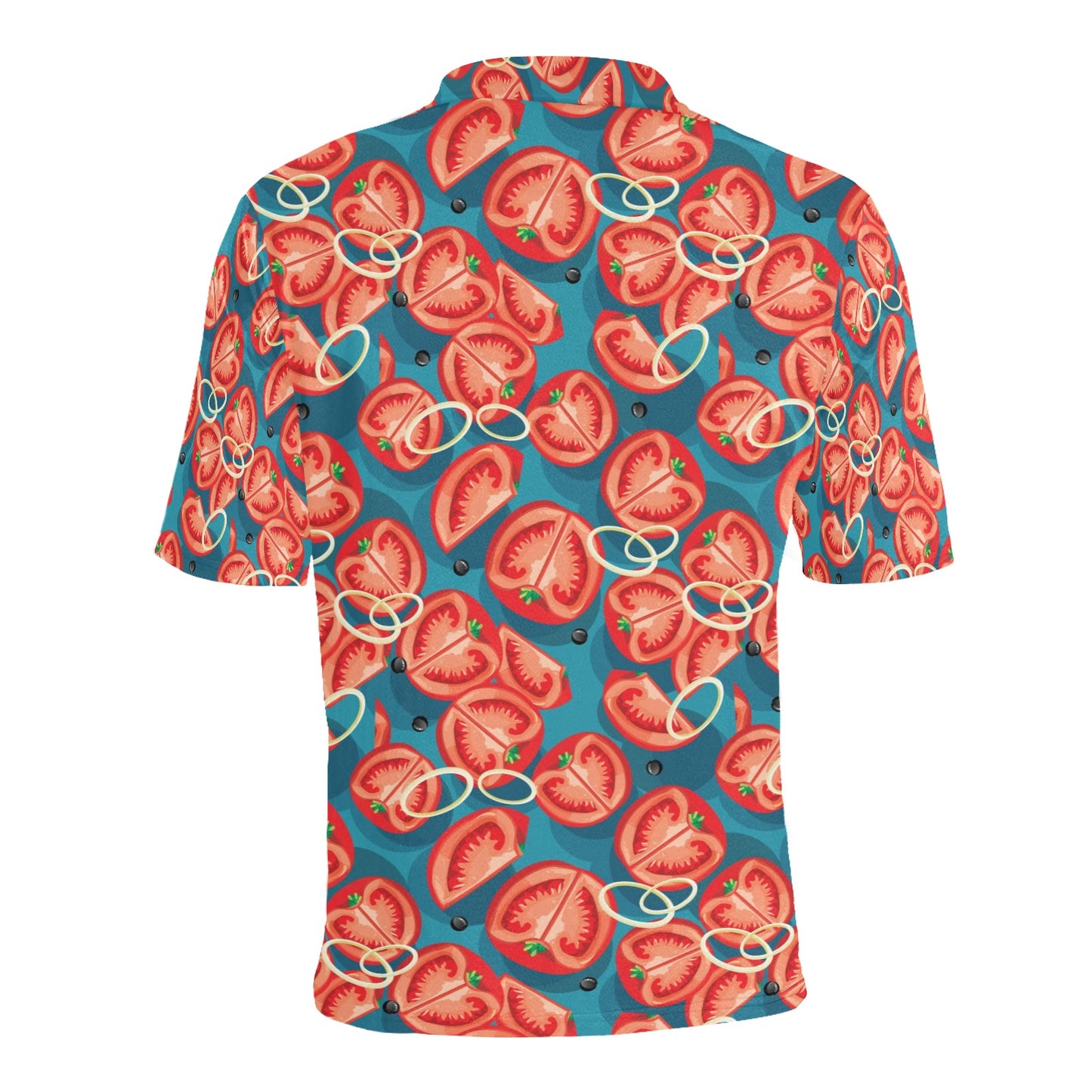 Tomato Print Design LKS301 Men Polo Shirt