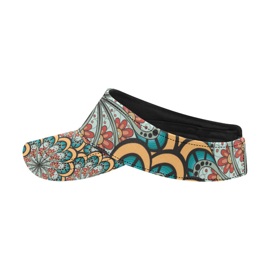 Mandala Pattern Print Design 01 Unisex Sun Visor
