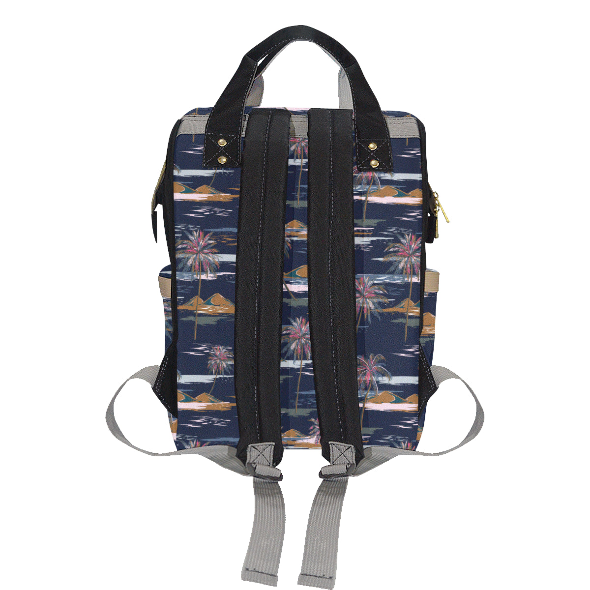 Pacific island Pattern Print Design A06 Diaper Bag Backpack