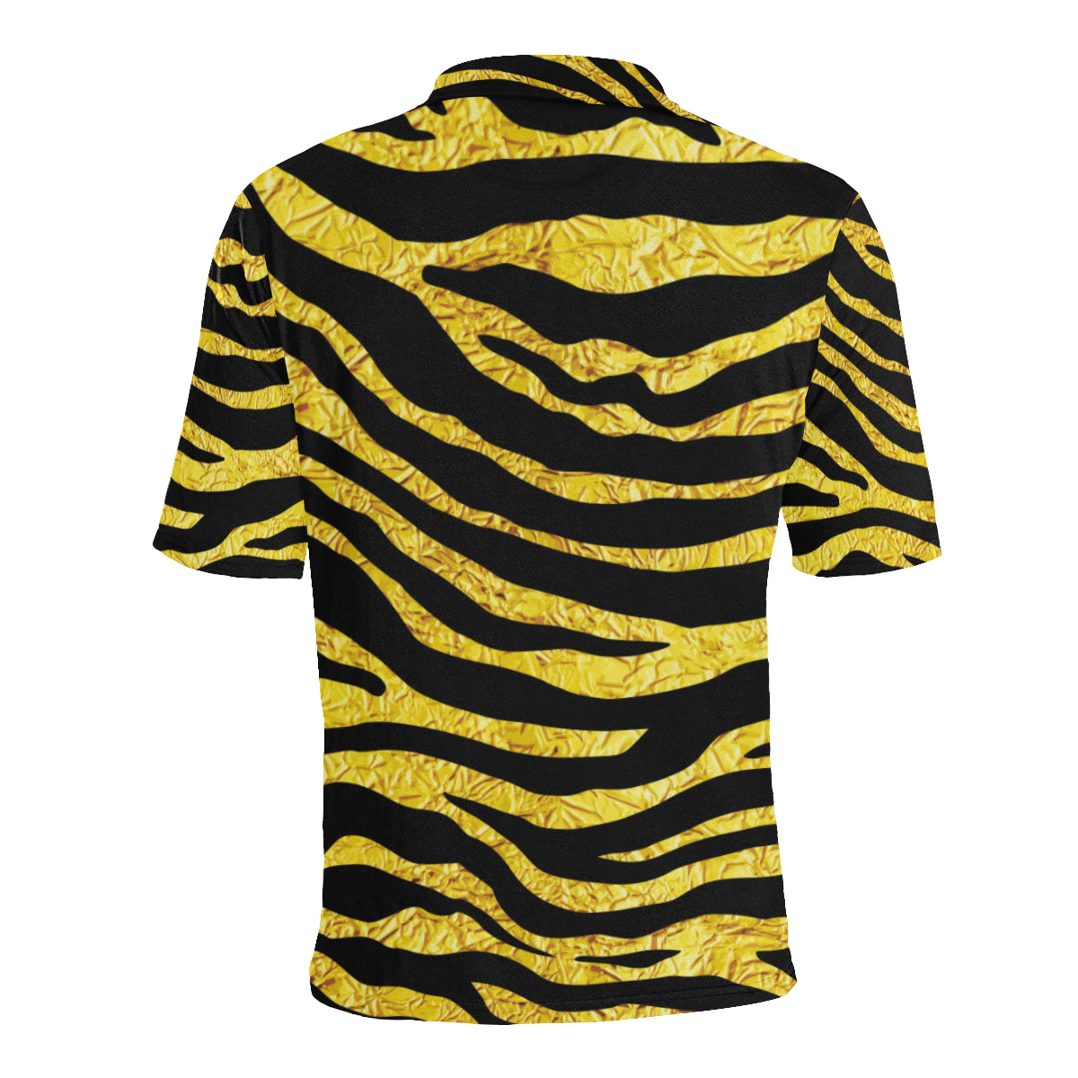 zebra Gold Men Polo Shirt