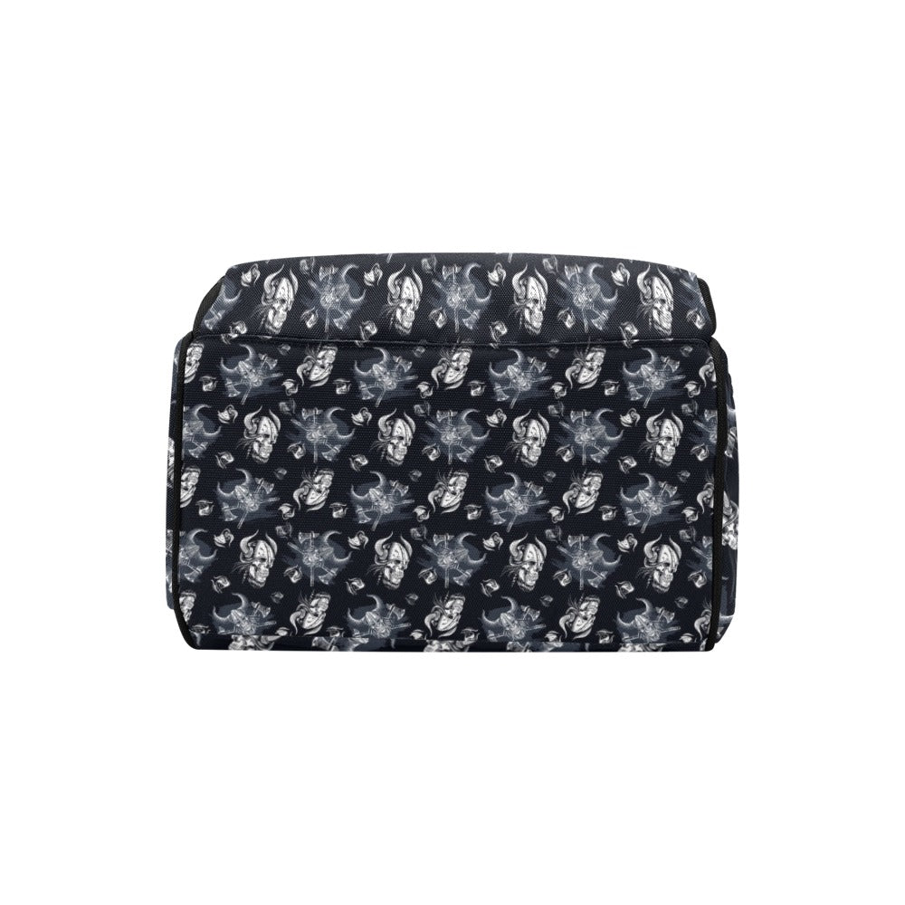 Vikings Print Design LKS304 Diaper Bag Backpack