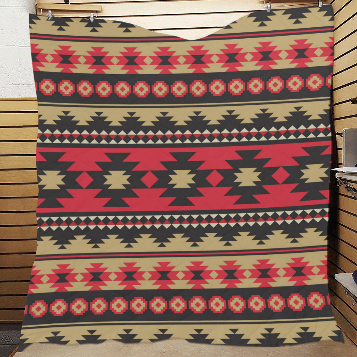 Navajo Pattern Print Design A04 Premium Quilt