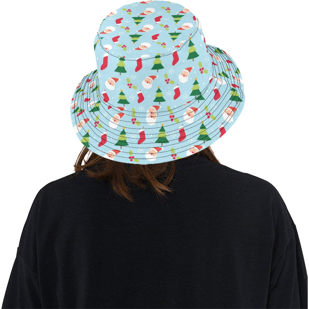 Santa Themed Print Design LKS301 Unisex Bucket Hat