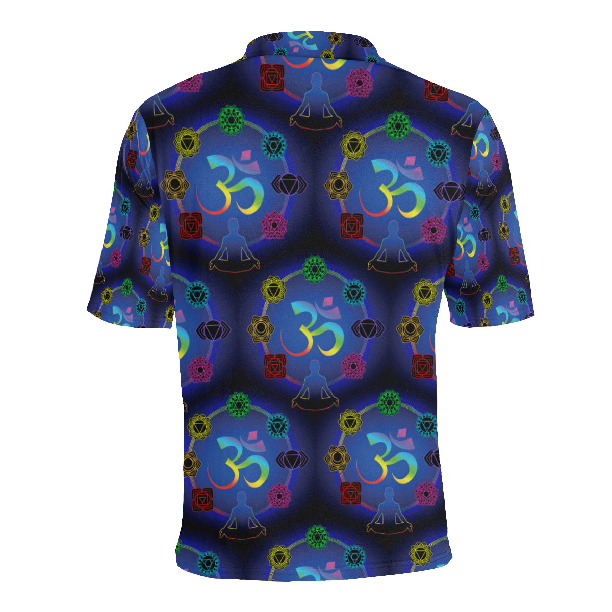 Chakra Zen Yoga OM Men Polo Shirt